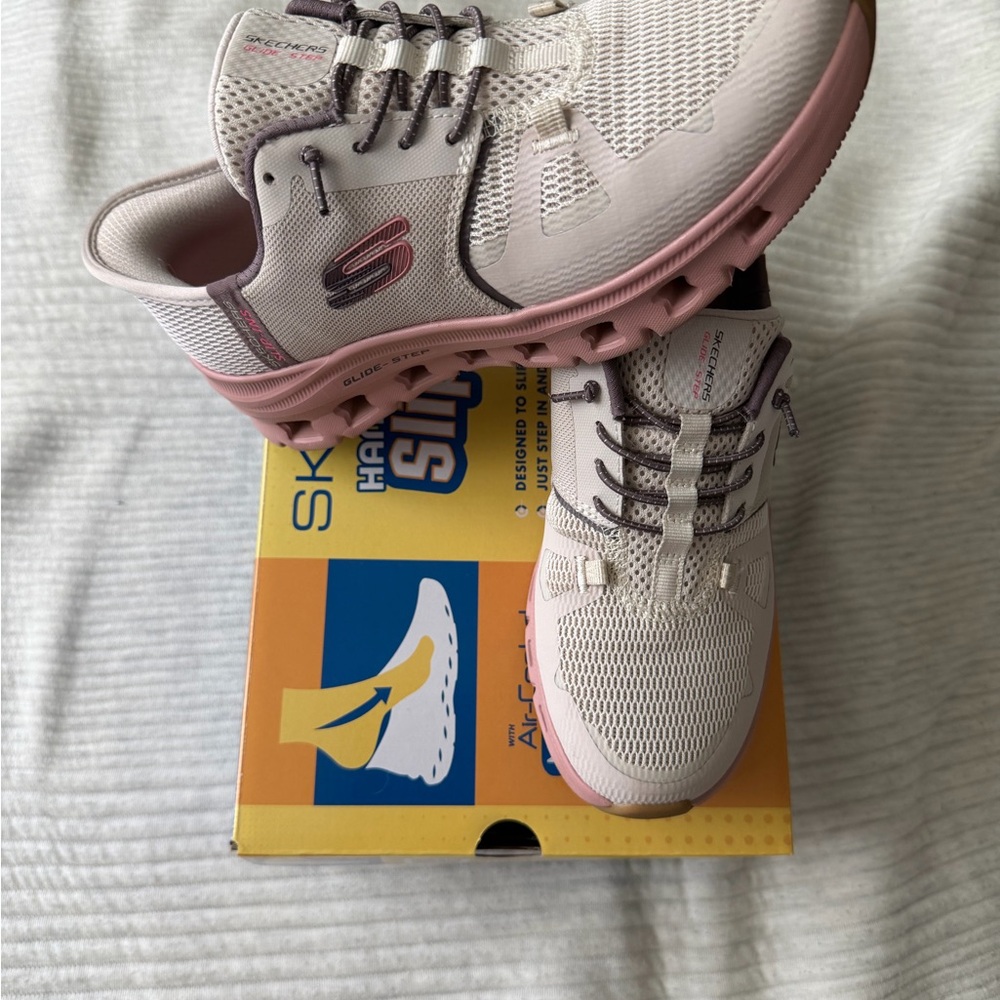 Skechers Women's Pink Slip-On Athletic Sneakers